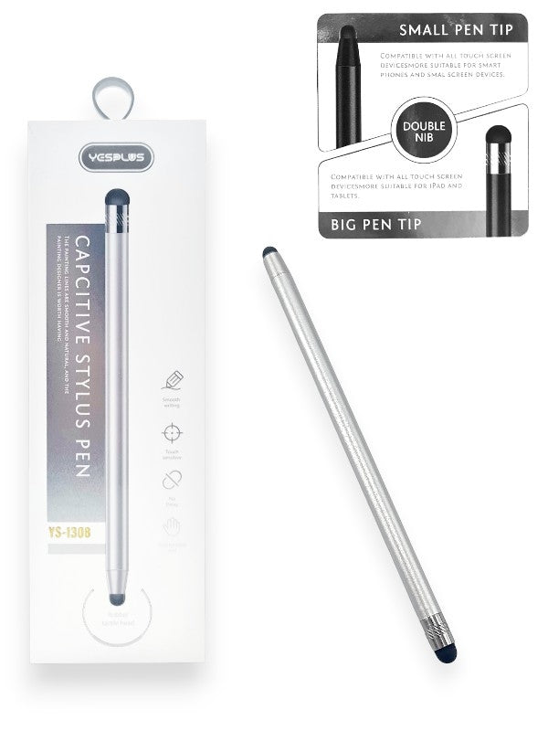 Yesplus Ys - 1308 - Stylus Pen, Rubber Tactile Head, Double Nib