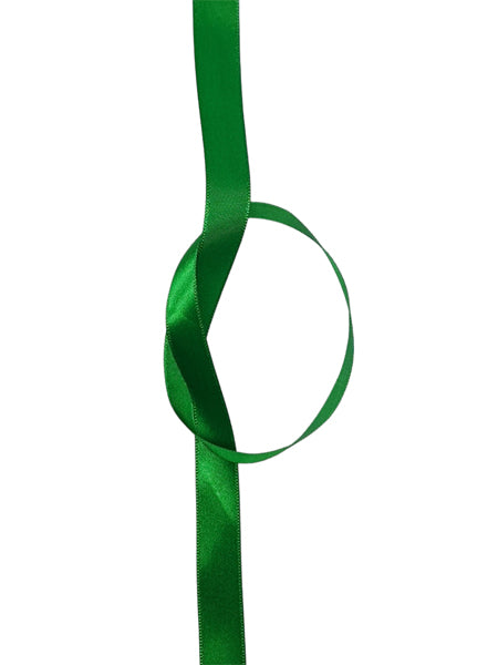 Satin Ribbon - 6 mm Green
