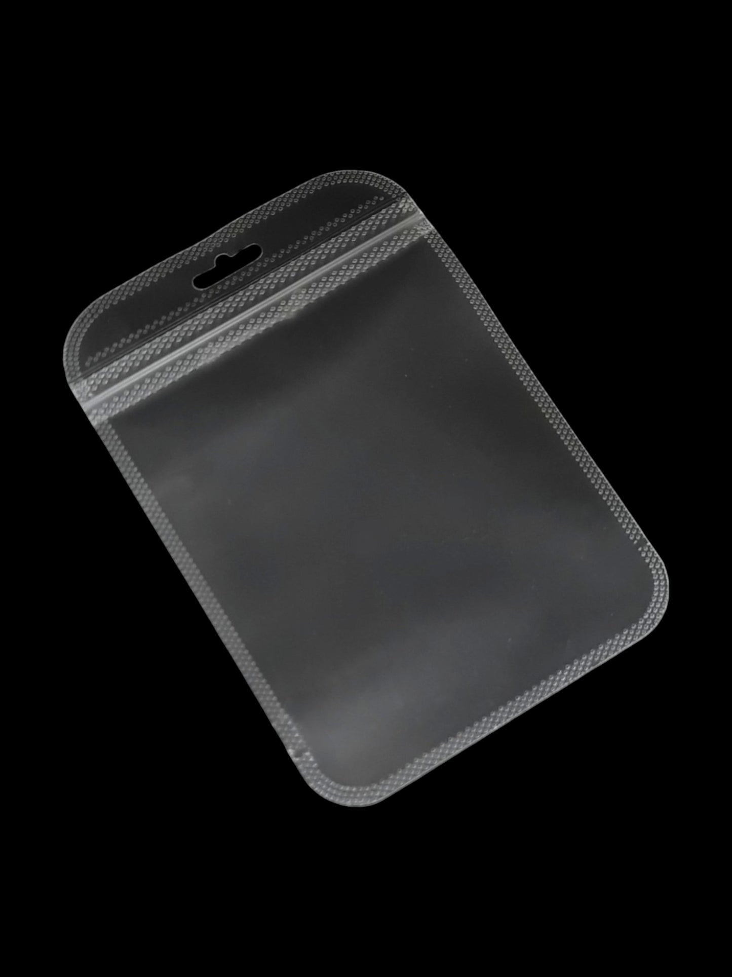 PP Ziplock BAG - Transparent FRONT AND Frosted BACK - Outside ±10.5×15 Cm - Inside ±9.5×12 Cm - Thickness 80 Microns ±50-Piec