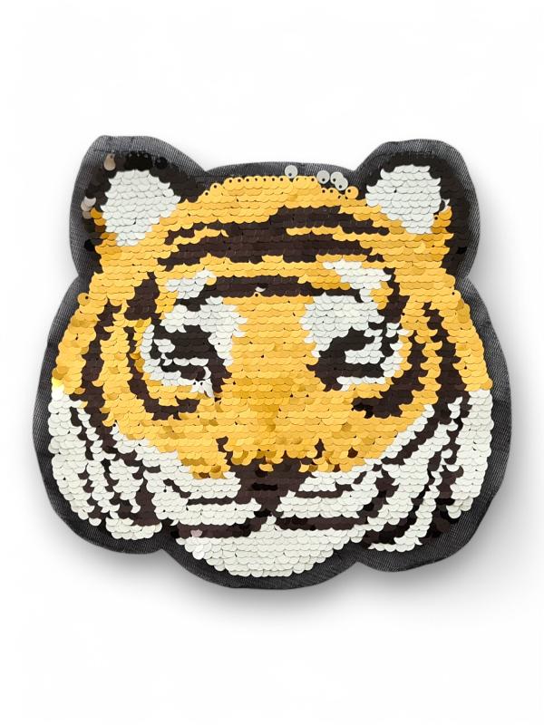 IRON ON PATCH - TIGER - ±21×21 Cm