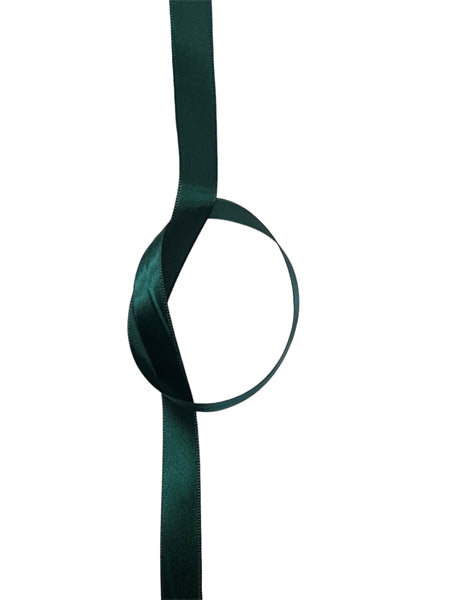Satin Ribbon - 25 mm Dark Dark Emerald