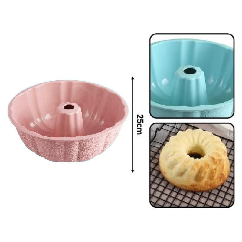 Silicone RING CAKE MOULD - 25 cm - Pink
