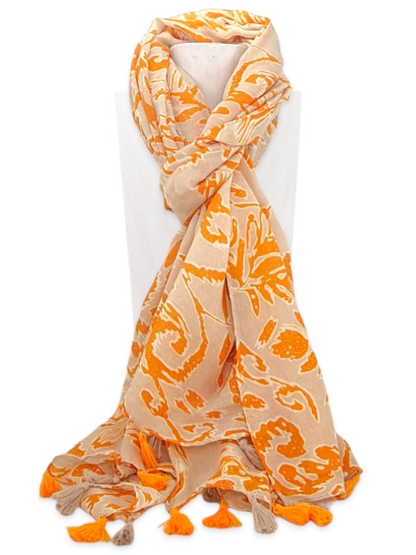 Scarf - Orange, ±180×87 cm