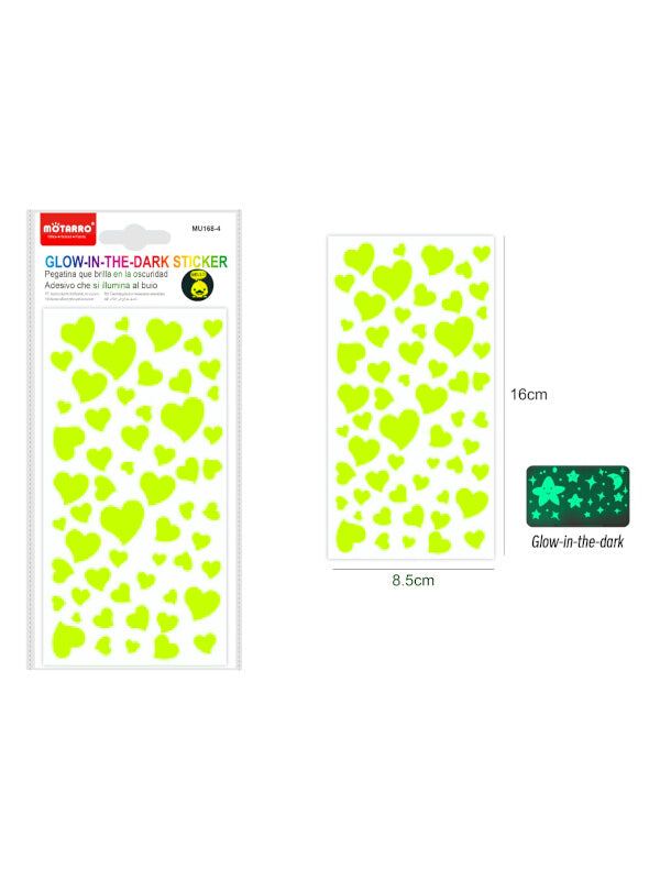 Motarro Stickers GLOW IN THE DARK