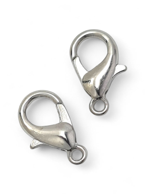 Metal Clasp - Nickel ±14 mm ±100-Piece