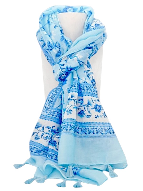 Scarf - Blue, ±184×83 cm
