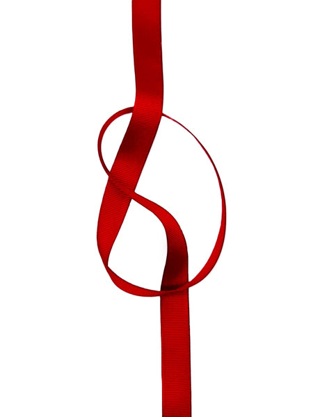 Petersham Ribbon - 6 mm Scarlet