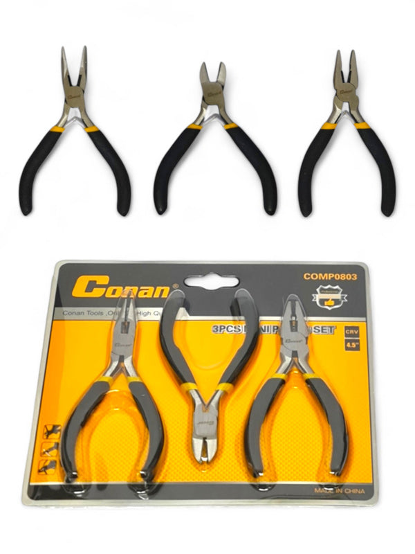 Conan Mini Pliers Set - 12 cm,11 cm,12 cm