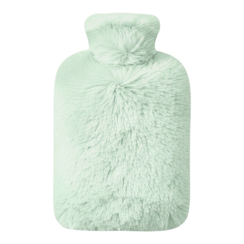 HOT WATER Bottle - GREEN SOFT COVER - 2L