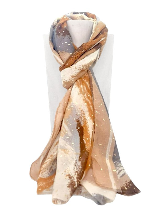 Scarf - Beige, ±182×85 cm