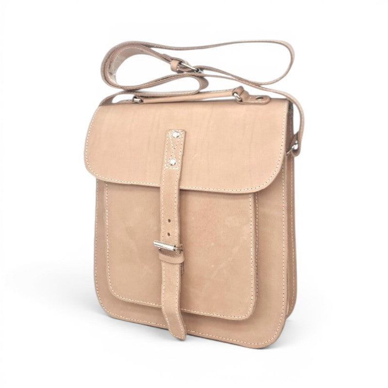 BAG Leather GENTS SLING - Beige