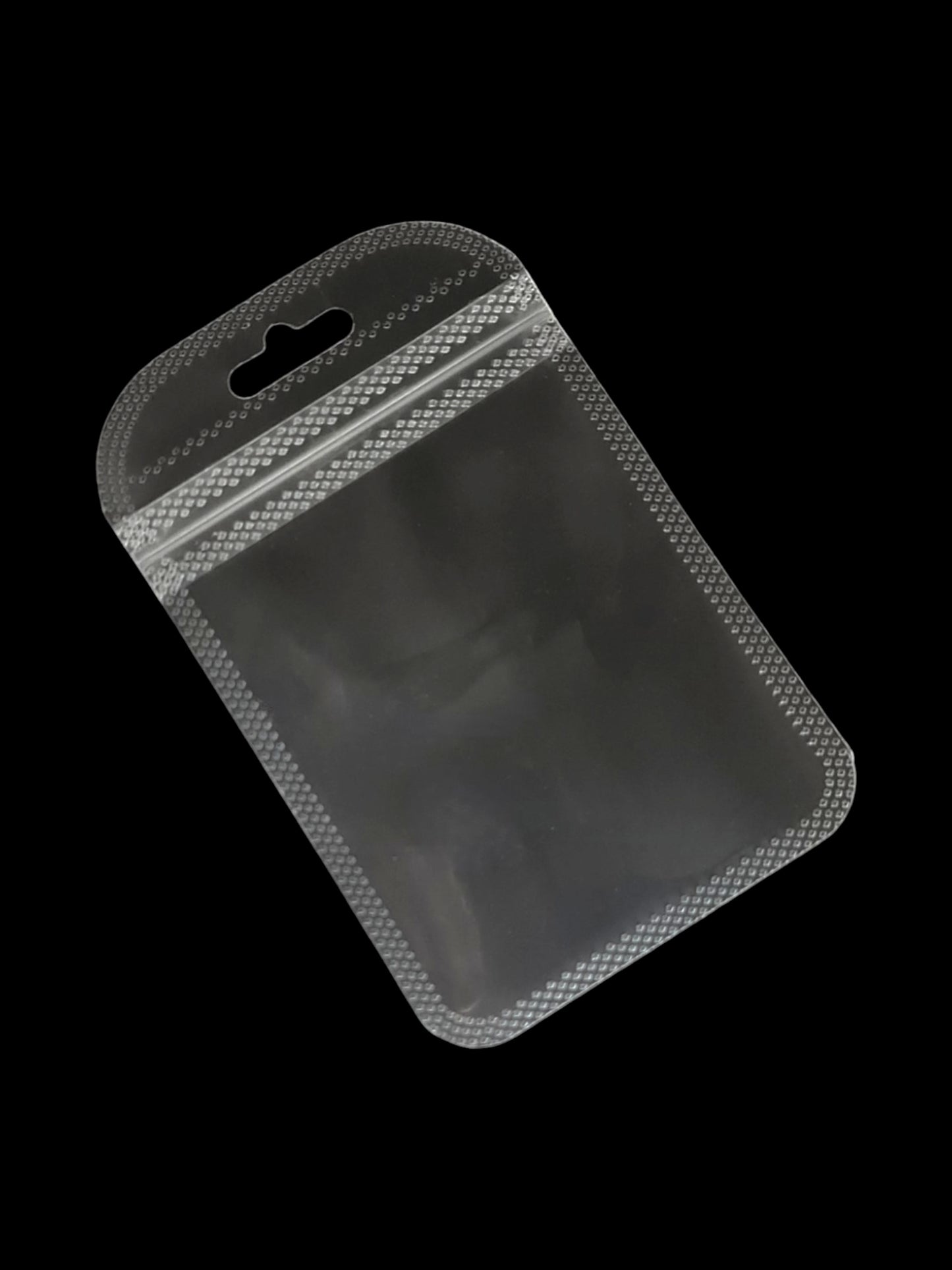 PP Ziplock BAG - Transparent FRONT AND Frosted BACK - Outside ±7×11 Cm - Inside ±6×8 Cm Thickness 80 Microns ±50-Piece