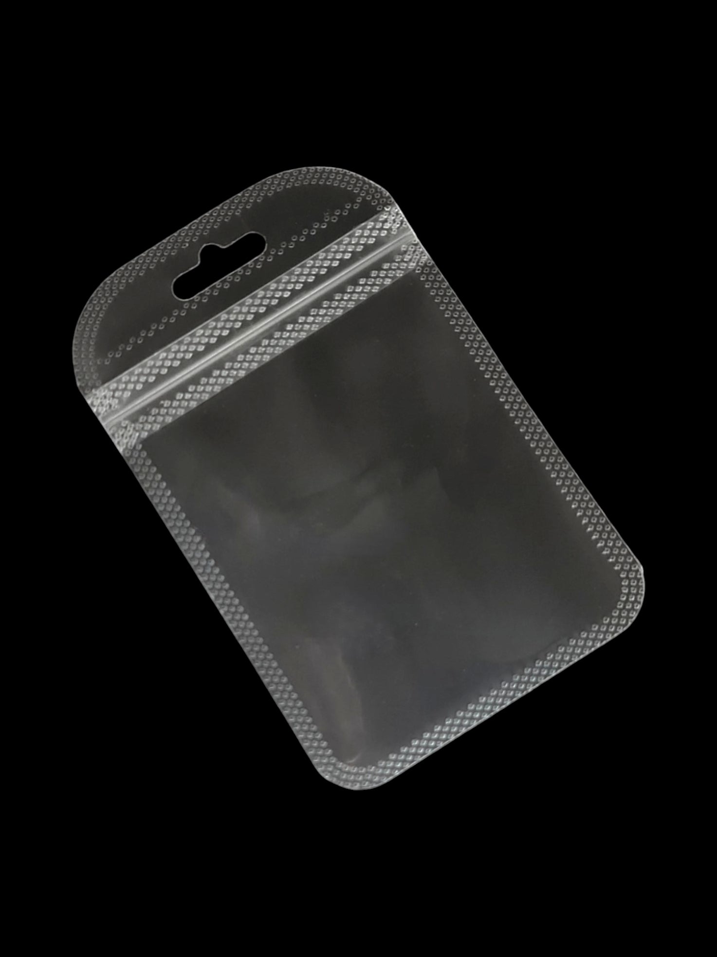 PP Ziplock BAG - Transparent FRONT AND Frosted BACK - Outside ±7×11 Cm - Inside ±6×8 Cm Thickness 80 Microns ±50-Piece