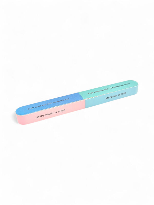 Pink Key Nail Buffer - 7 Step Buffer