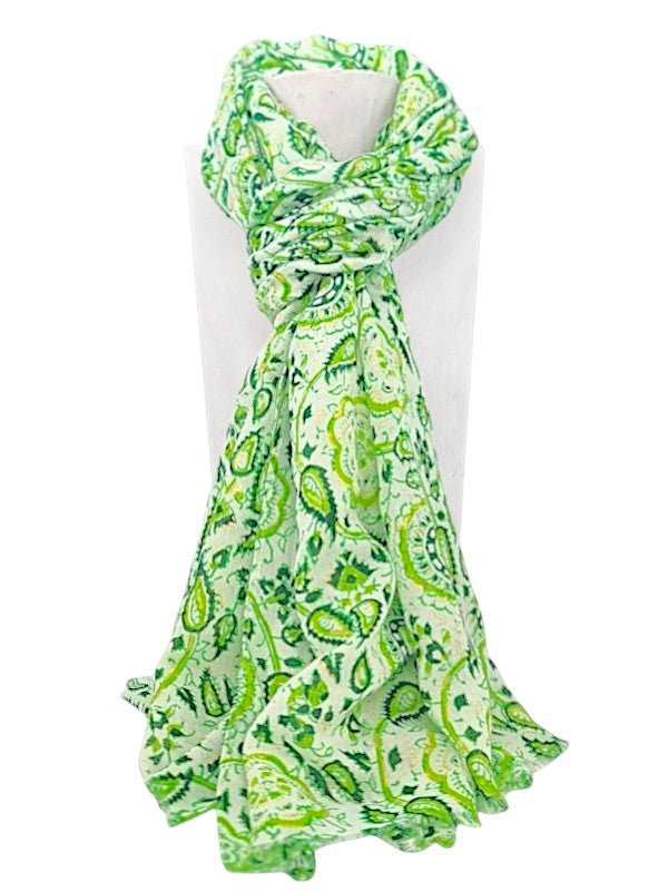 Scarf - Green, ±184×86 cm