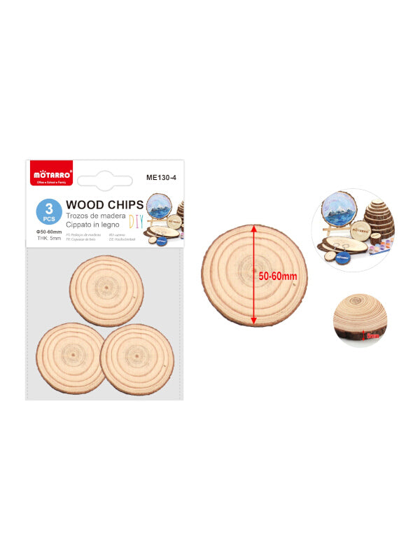 Motarro Wood Chips - 50 - 60 mm 3-Piece