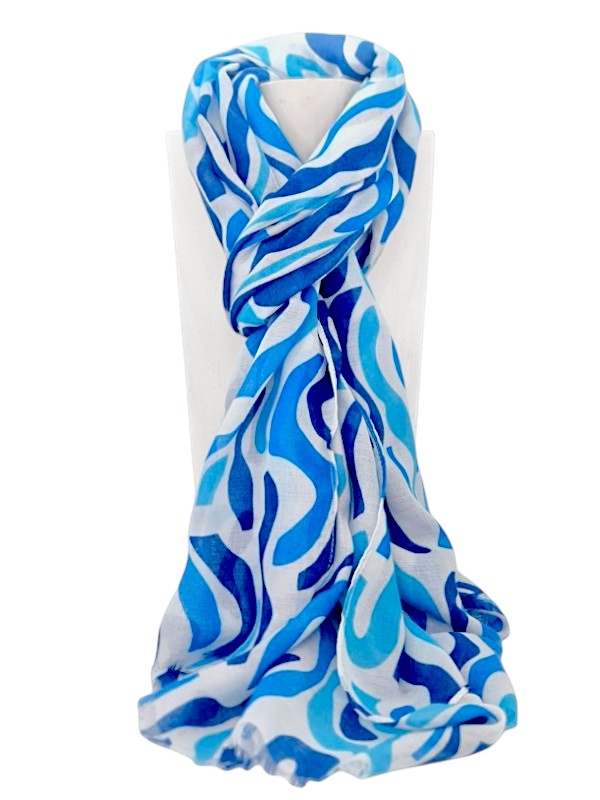 Scarf - Blue, ±184×91 cm