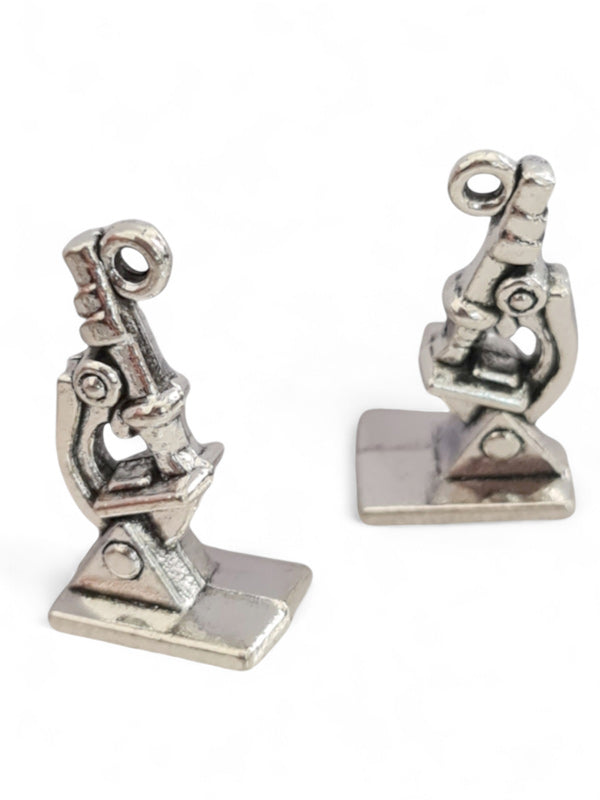 Metal Charm - Microscope ±21×11 mm ±30-Piece