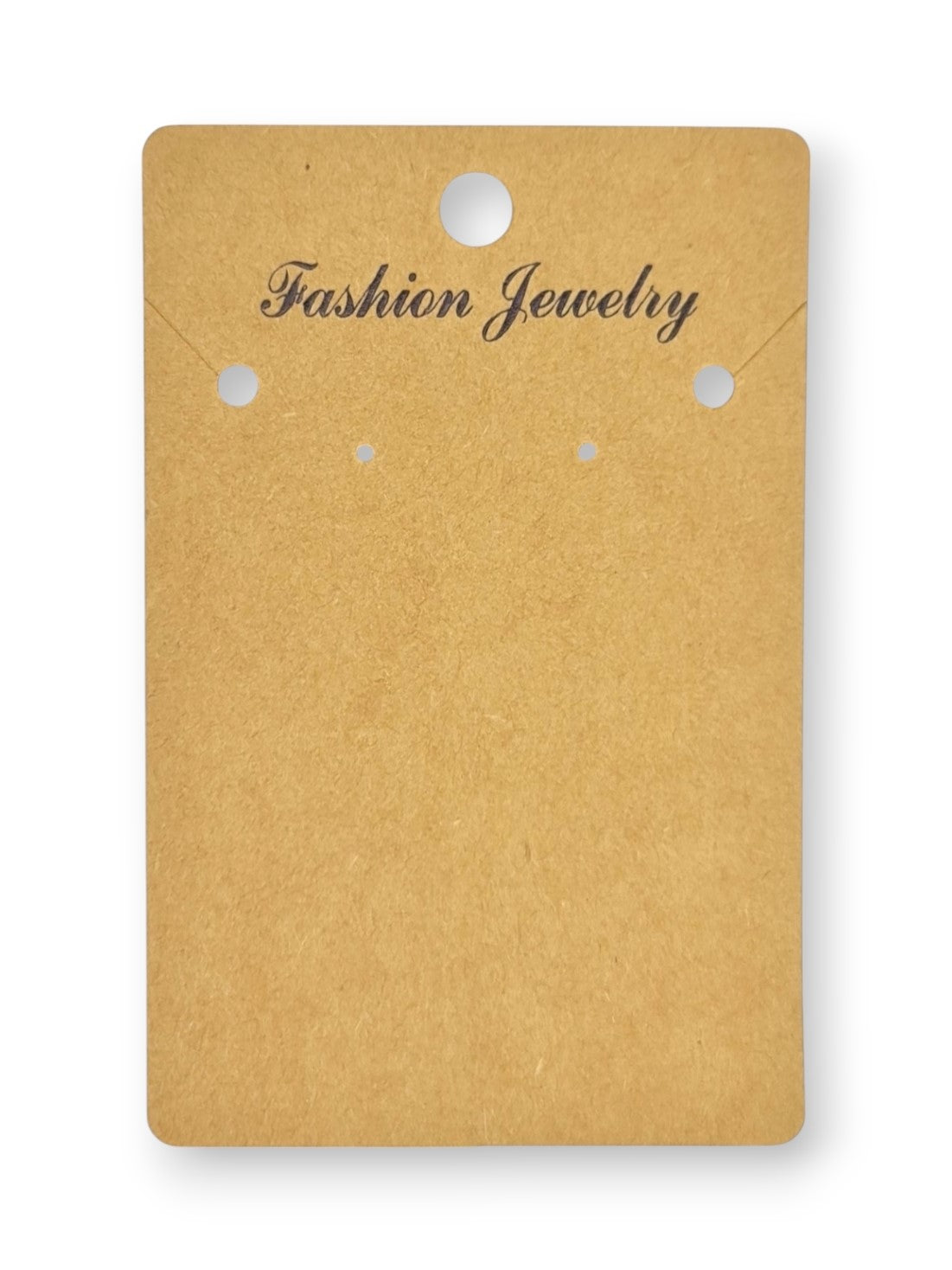 Jewellery Display Tags - Earrings And Necklace, Natural, ±6.5×10 cm ±200-Piece
