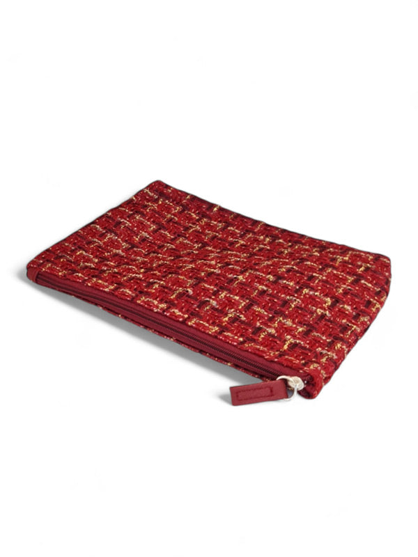 Cosmetic Bag - Red ±15.5×20.5×1 cm