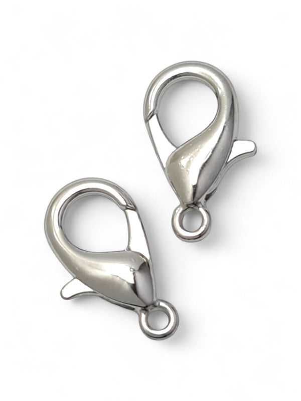 Metal Clasp - Nickel ±16 mm ±50-Piece
