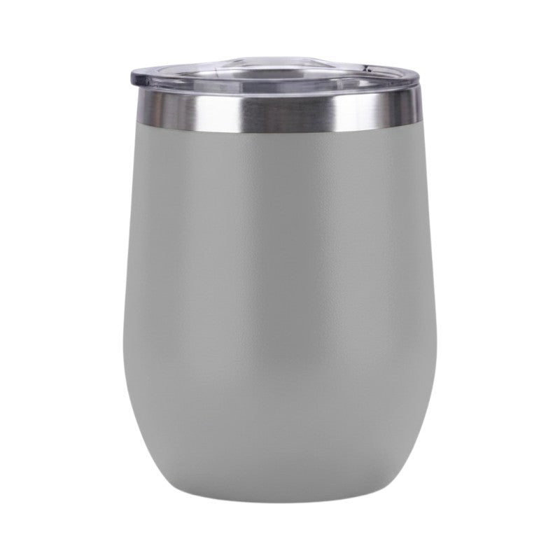 STAINLESS STEEL Double-Wall CUP - 360 ml - Grey