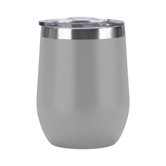 STAINLESS STEEL Double-Wall CUP - 360 ml - Grey