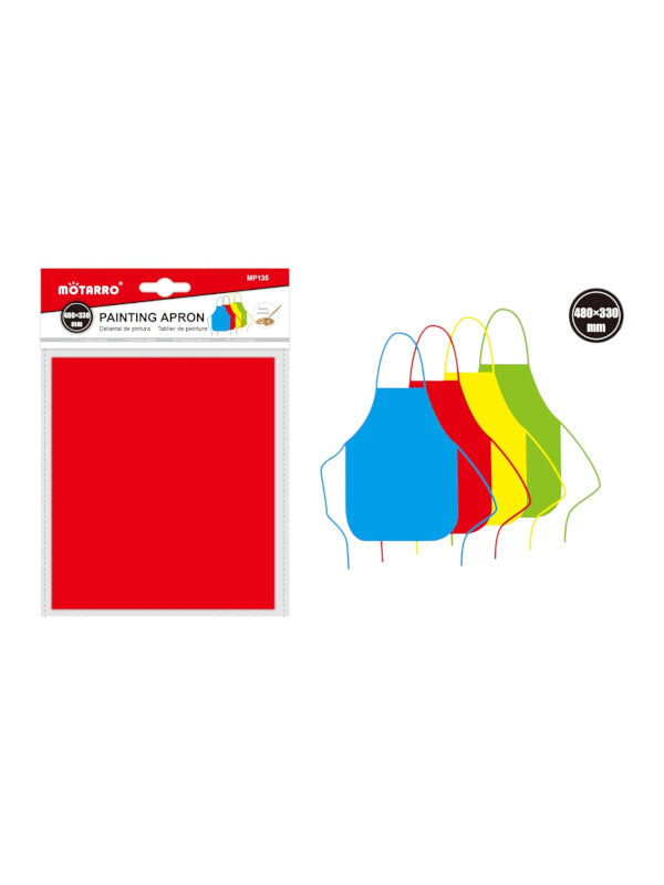 Motarro Painting Apron - Red, 480x330 mm