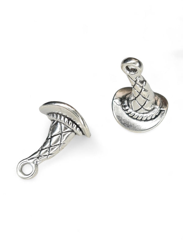 Metal Charm - Hat ±14×10 mm ±30-Piece