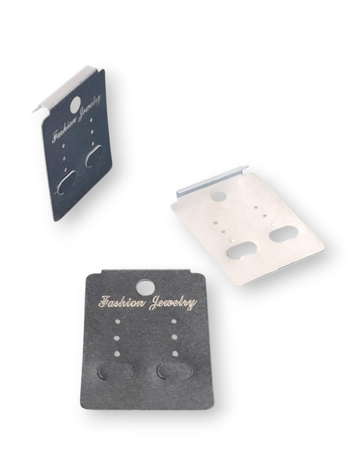 Jewellery Display Tags - Earrings, Black, ±4×8.4 cm ±100-Piece
