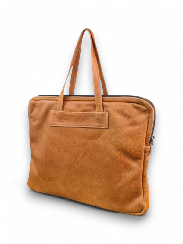 Leather Laptop BAG - TAN - 30±×37×6 Cm