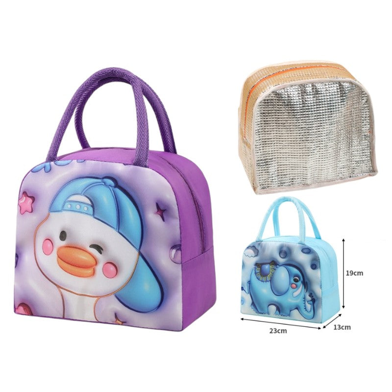 LUNCH BAG - DUCK - 23*13*19 Cm - Purple