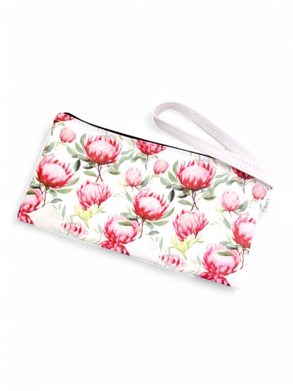 Protea Pencil BAG - WHITE - ±12.5×24×1 Cm