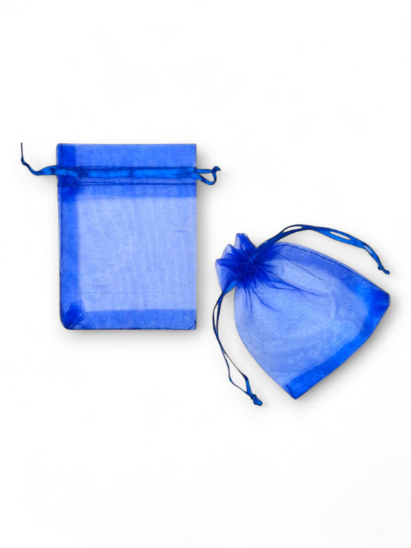 Organza Bag - Royal Blue, 9×12 cm ±12-Piece