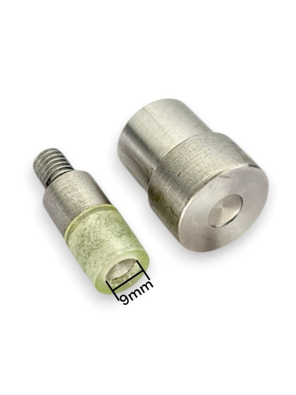 Rivet Mould - Silver, 9 mm, 2-Piece Set