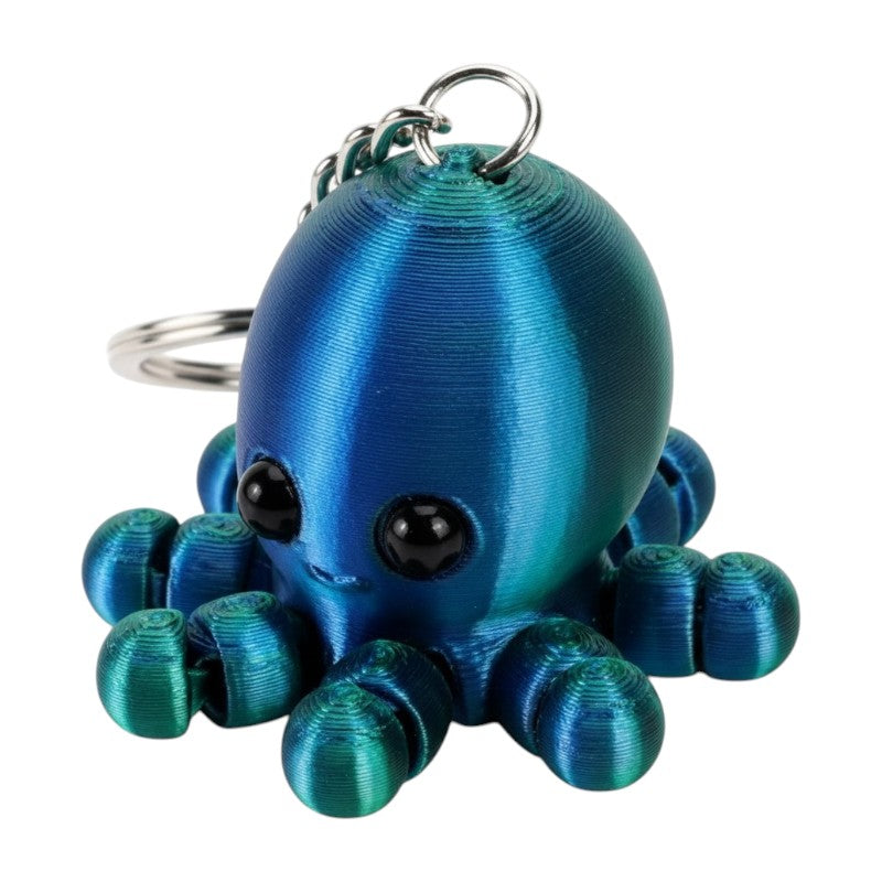 KEY CHARM Octopus - Blue