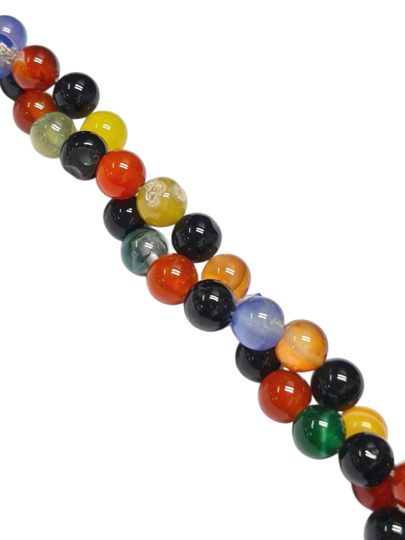 Semi - Precious Stone Beads - Agate Mixed, 8 mm, ±50-Piece