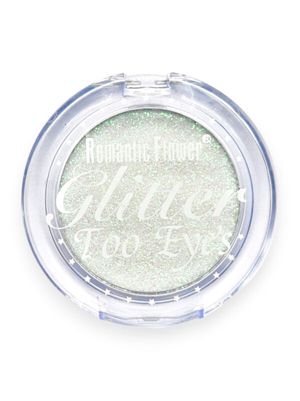 Romantic Flower - Eye Glitter, White