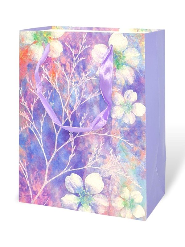 GIFT BAG - Purple - ±23×18×10 Cm
