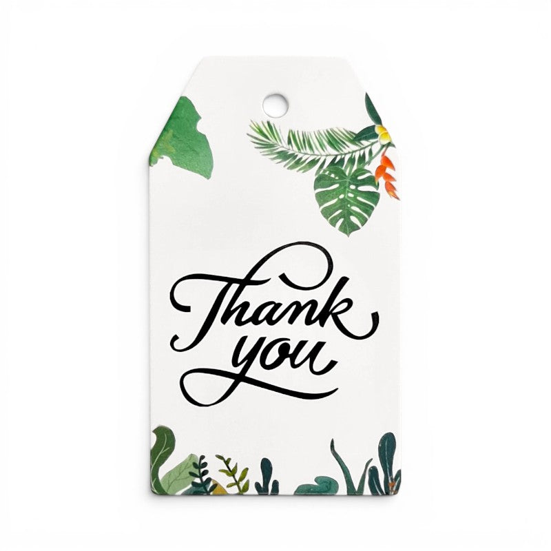TAGS THANK YOU 4*7 Cm + - 100-Piece