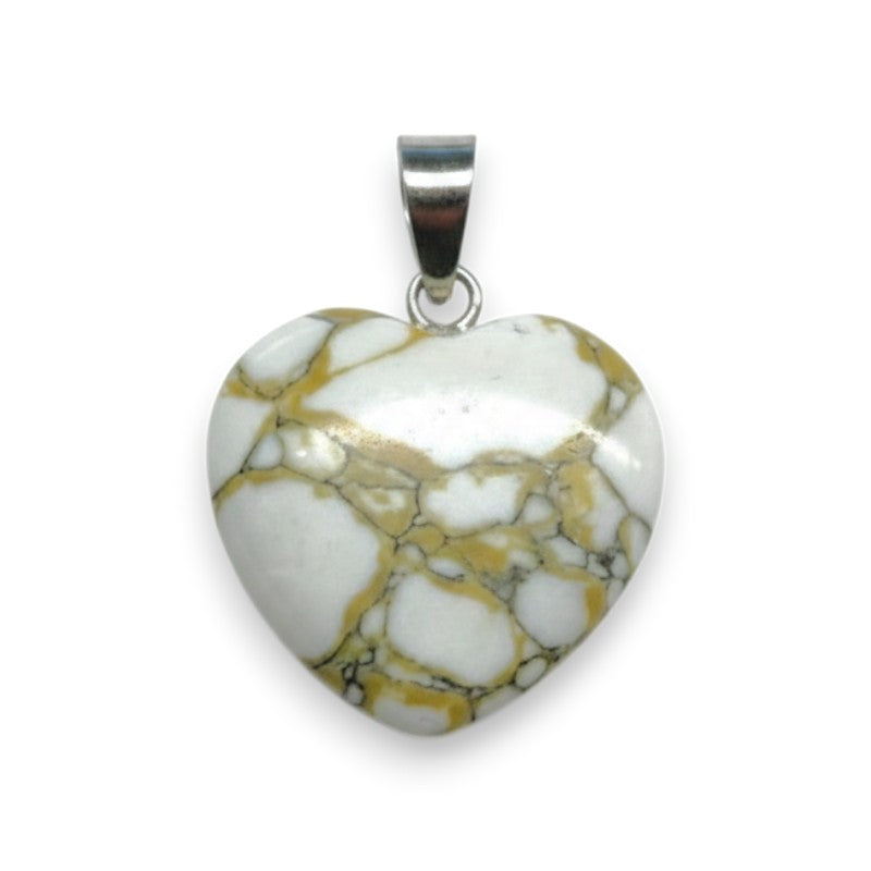 Synthetic STONE - HEART - WHITE - 20 Mm