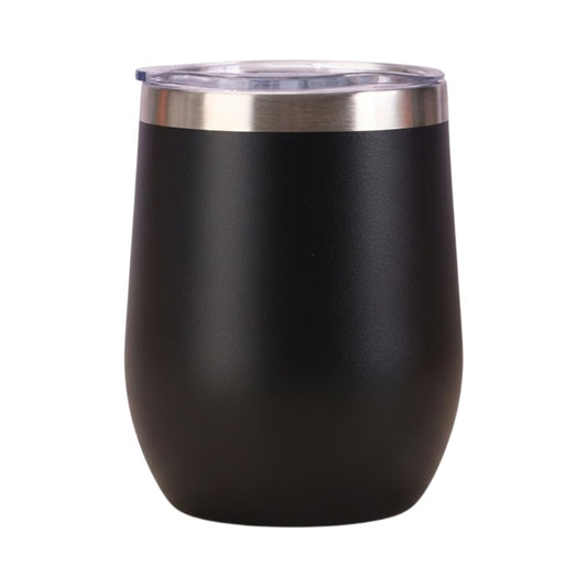 STAINLESS STEEL Double-Wall CUP - 360 ml - Black