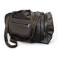 Leather Luggage BAG - LARGE - DARK BROWN - ±H28×L55×W28 Cm