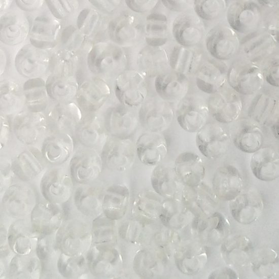 Seed Beads - Size 6/0, Transparent Clear