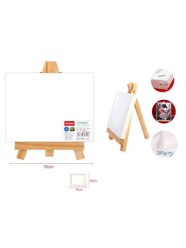 Motarro Canvas Stretch With Tripod - 18x24 cm