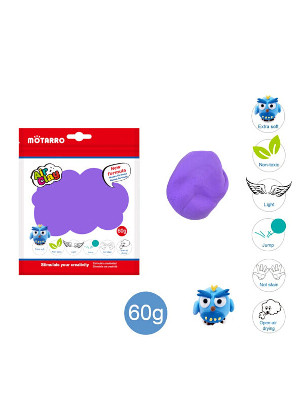 Motarro Air Clay - Purple, 60 g