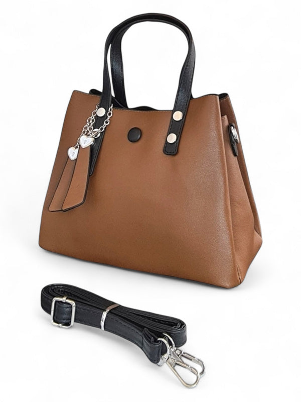 Ladies Bag - Brown ±19×26.5×13 cm