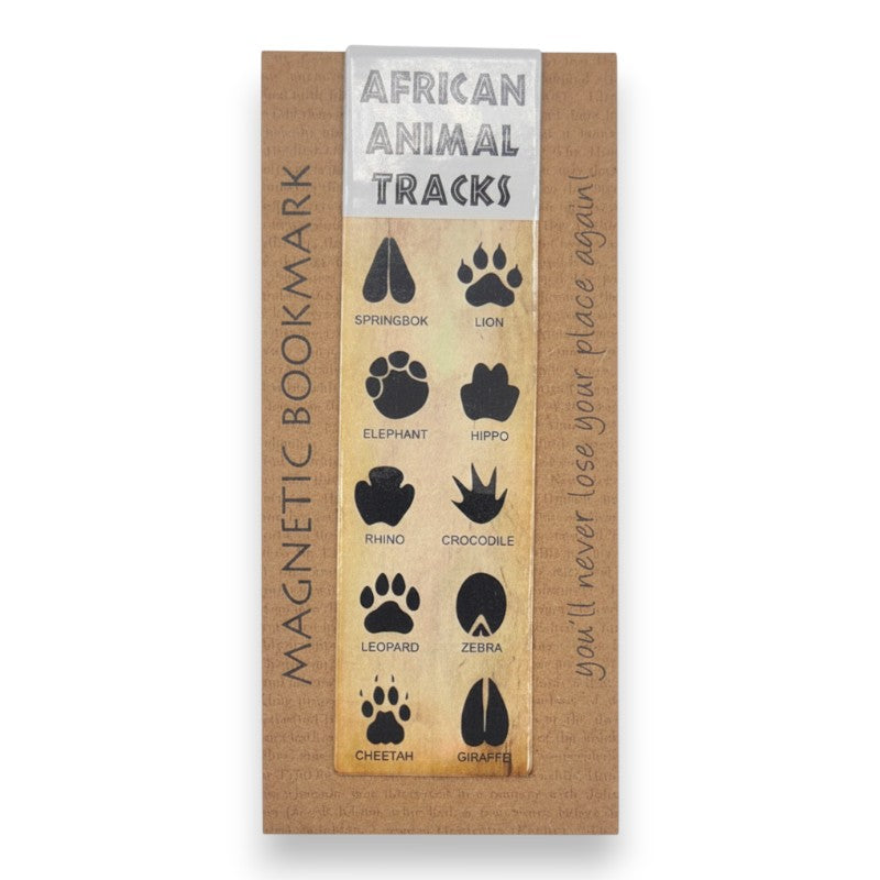Magnetic Bookmark - Animal Tracks