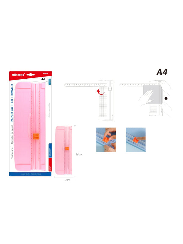 Motarro A4 Paper Cutter Trimmer - Pink