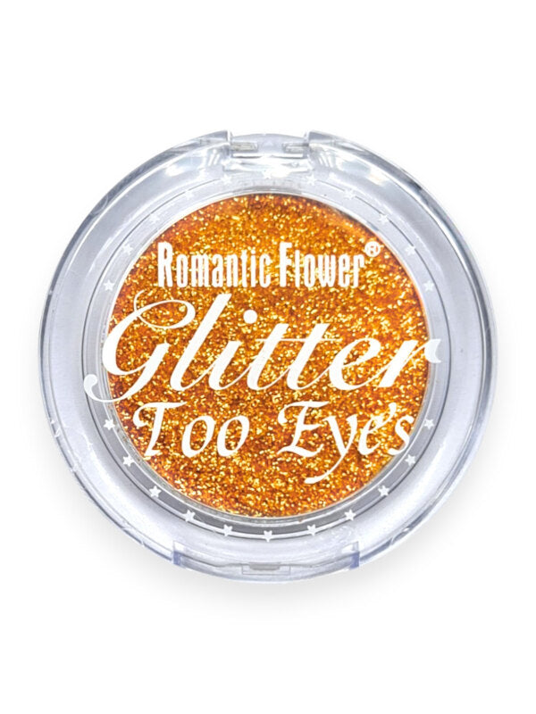 Romantic Flower - Eye Glitter, Light Orange